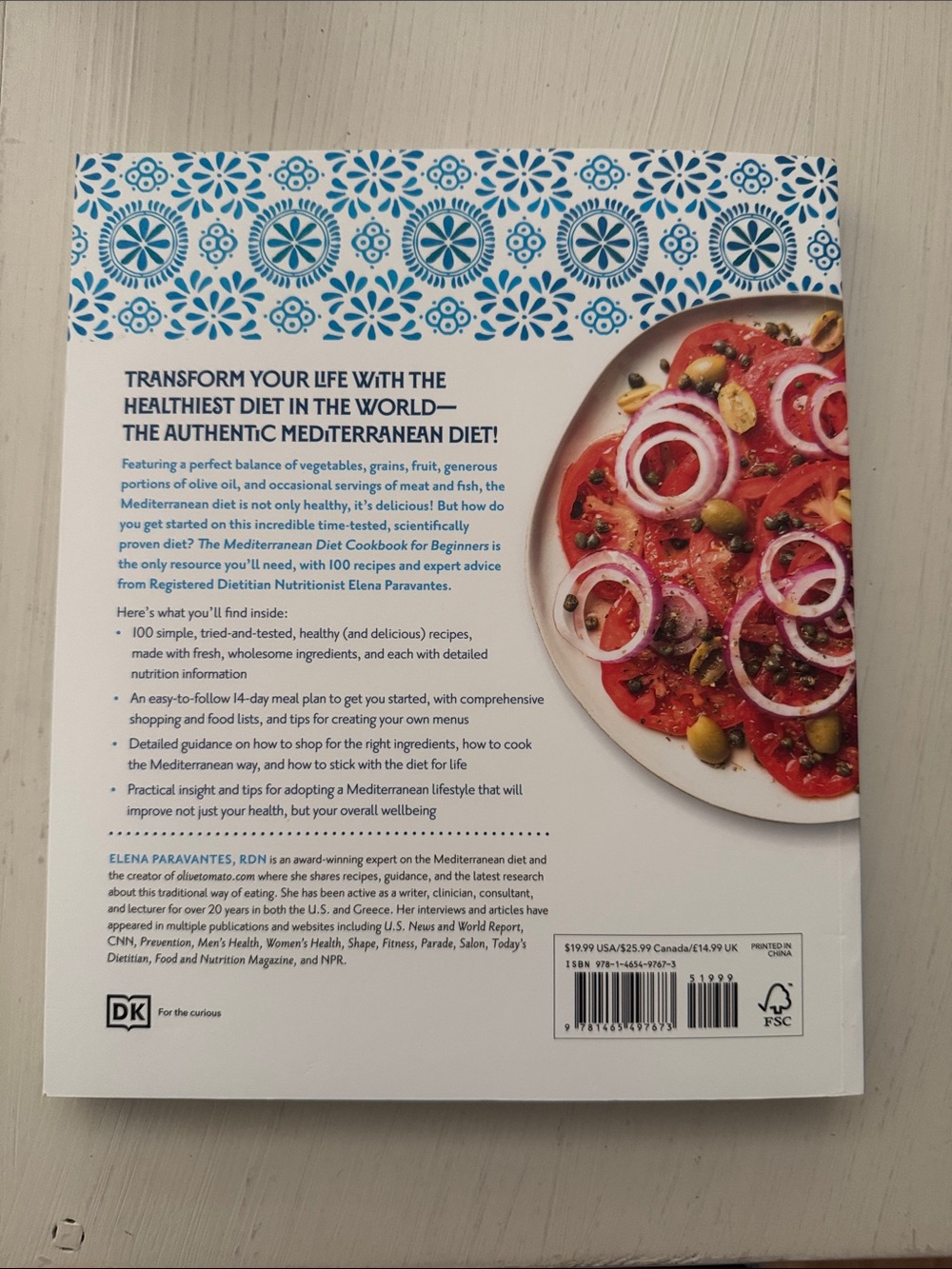 The Mediterranean diet cookbook for beginners-in like new condition - Picture 7 of 7